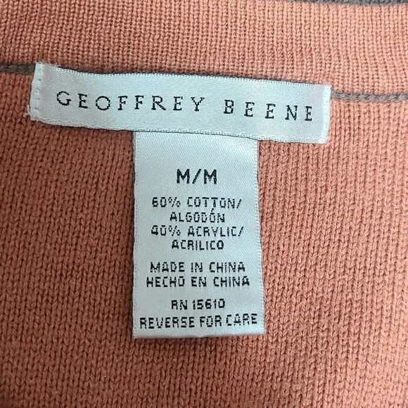 Geoffrey Beene mens long sleeve sweater top size medium - Picture 3 of 5